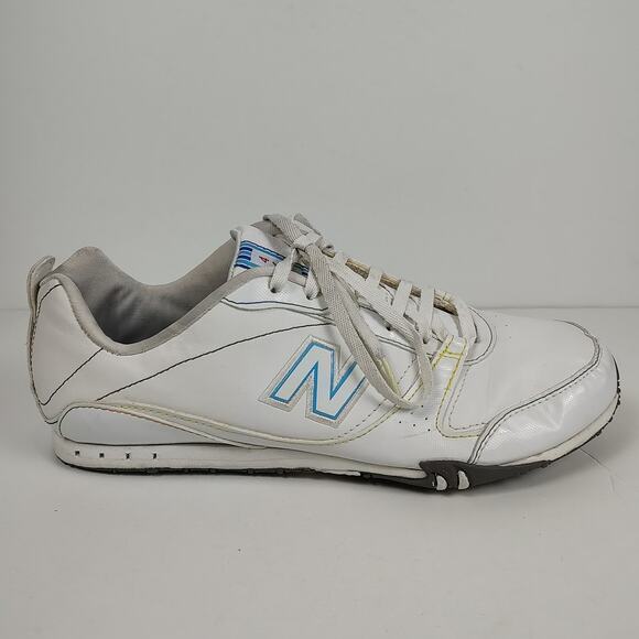 New Balance WA460SC4 white leather casual minimalist trainers womens 10 - Picture 1 of 8
